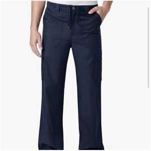 Carhartt Navy Ripstop Utility Scrub Pant sz L EUC